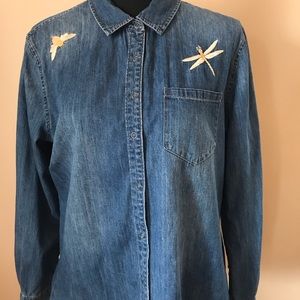 Vintage Denim Bee 🐝 Top